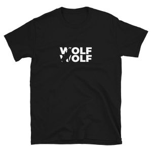 T-shirt de loup wolf noir